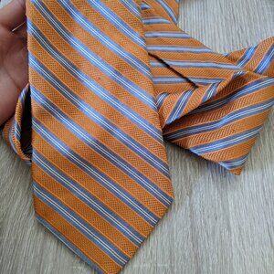 Daniel Cremieux 4" Necktie - Orange/Blue